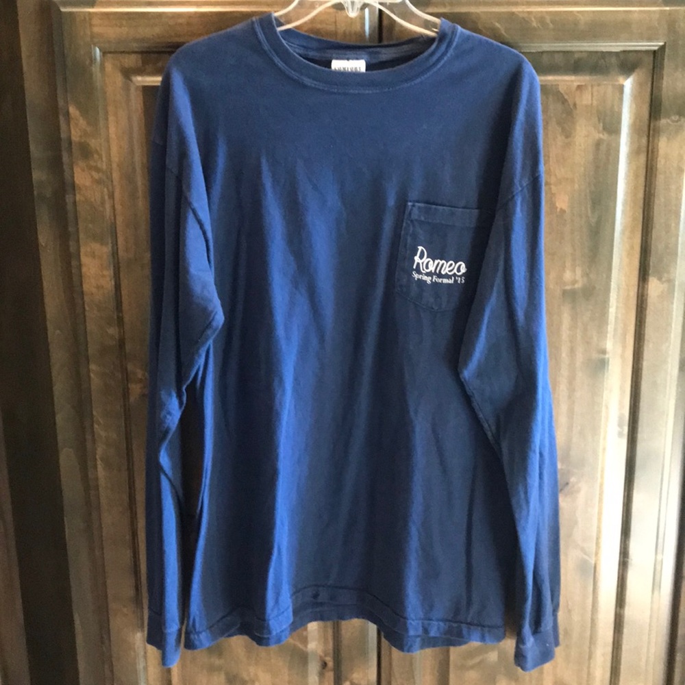 Gamma Phi Beta GPHI Spring Formal LS Tee L Blue